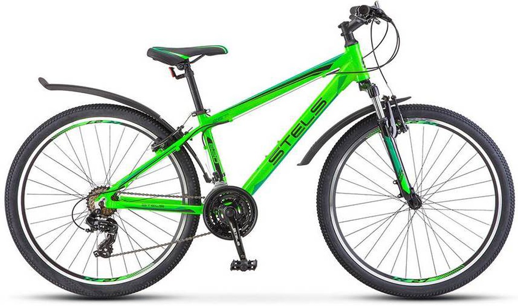 Велосипед Stels Navigator 620 V V010 Неоновый-зеленый/Черный (LU088805) 17" фото