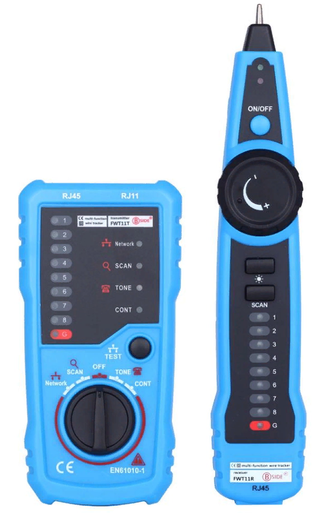 Измеритель BSIDE FWT11 для телефонной линии, синий фото