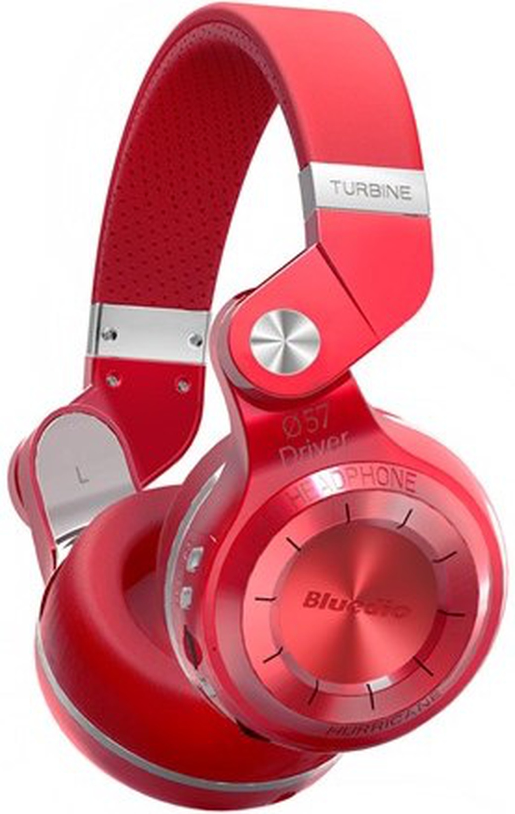 Наушники Bluedio T2+ (FM+SD), красные фото